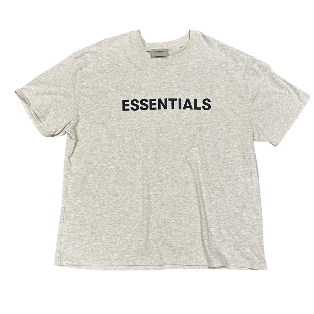 Essentials Light Gray Short Sleeve Tee